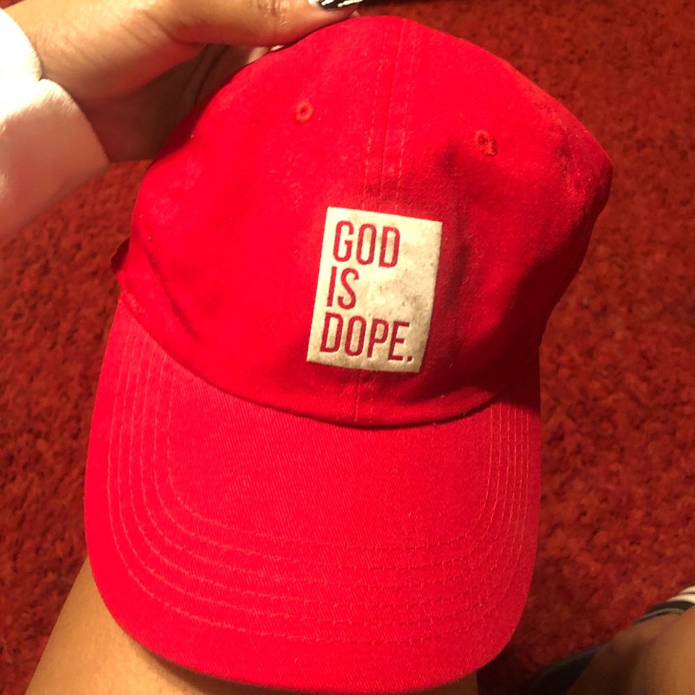 red cap